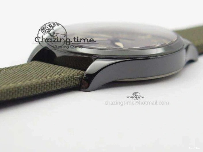 MIROTIME 0304 SunProtective MARK XVII IW324702 Real Ceramic MK Best Edition Green Dial On Green Nylon Strap A 7288